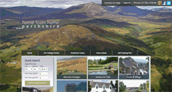 Desktop Screenshot of homefromhomeperthshire.com